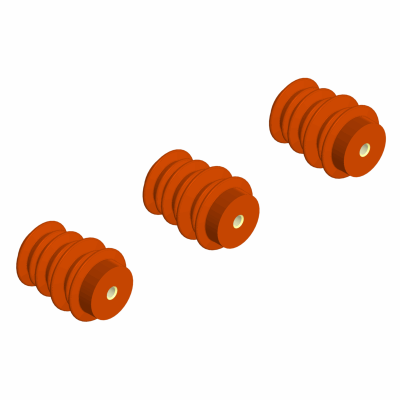 Комплект из трех опорных изоляторов